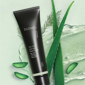 Buttah Tea Tree and Aloe Mask Scrub Triple Action Clay Mask 3.4 fl oz